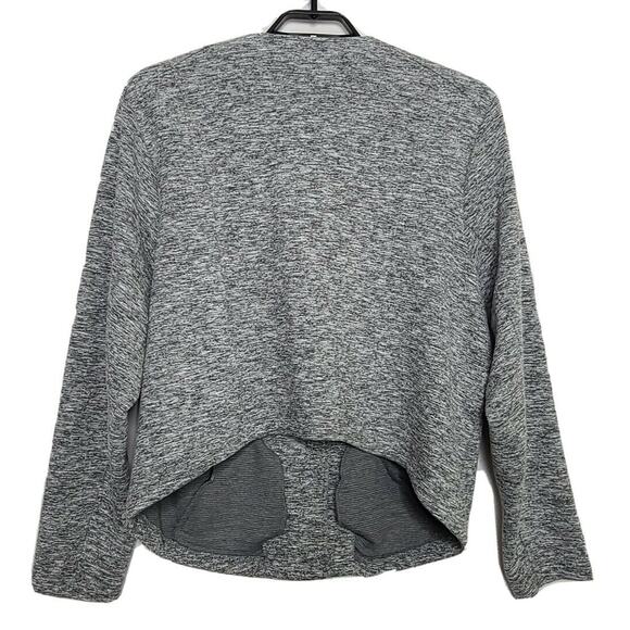Torrid Gray Knit Zip Moto Jacket SZ 4 4X - Picture 4 of 10